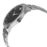 Movado Museum Silver Stainless Steel Black Dial Quartz Watch for Gents - 606878 606878 - Image 2