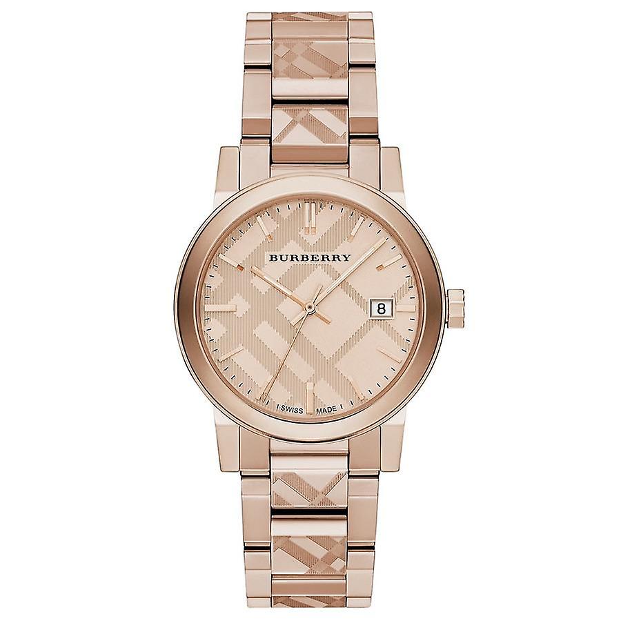 Burberry The City Reloj de pulsera para mujer color oro rosa