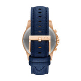 Armani Exchange Banks Reloj cronógrafo de cuarzo con esfera azul para hombre AX1723