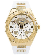 Reloj Mujer Guess Luna Correa Goma Dorada W0653L3