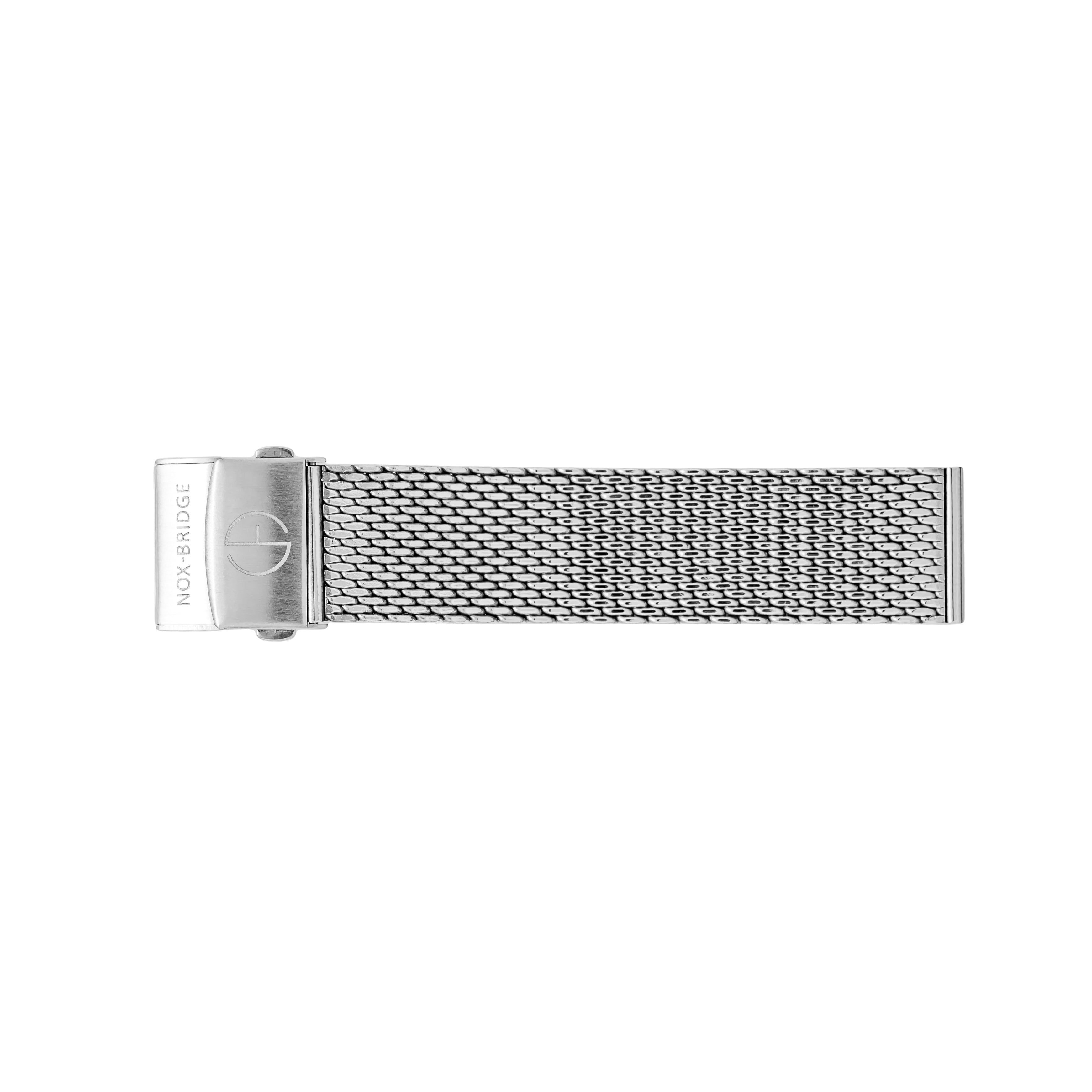Noxbridge Pegasus Stainless Steel Mesh Silver Bracelet