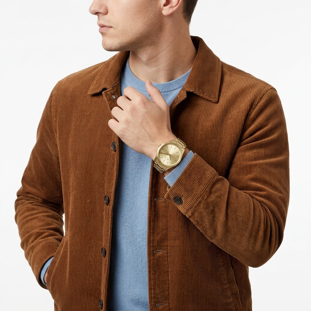 Armani Exchange Three-Hand Gold-Tone Men's Watch - AX2707