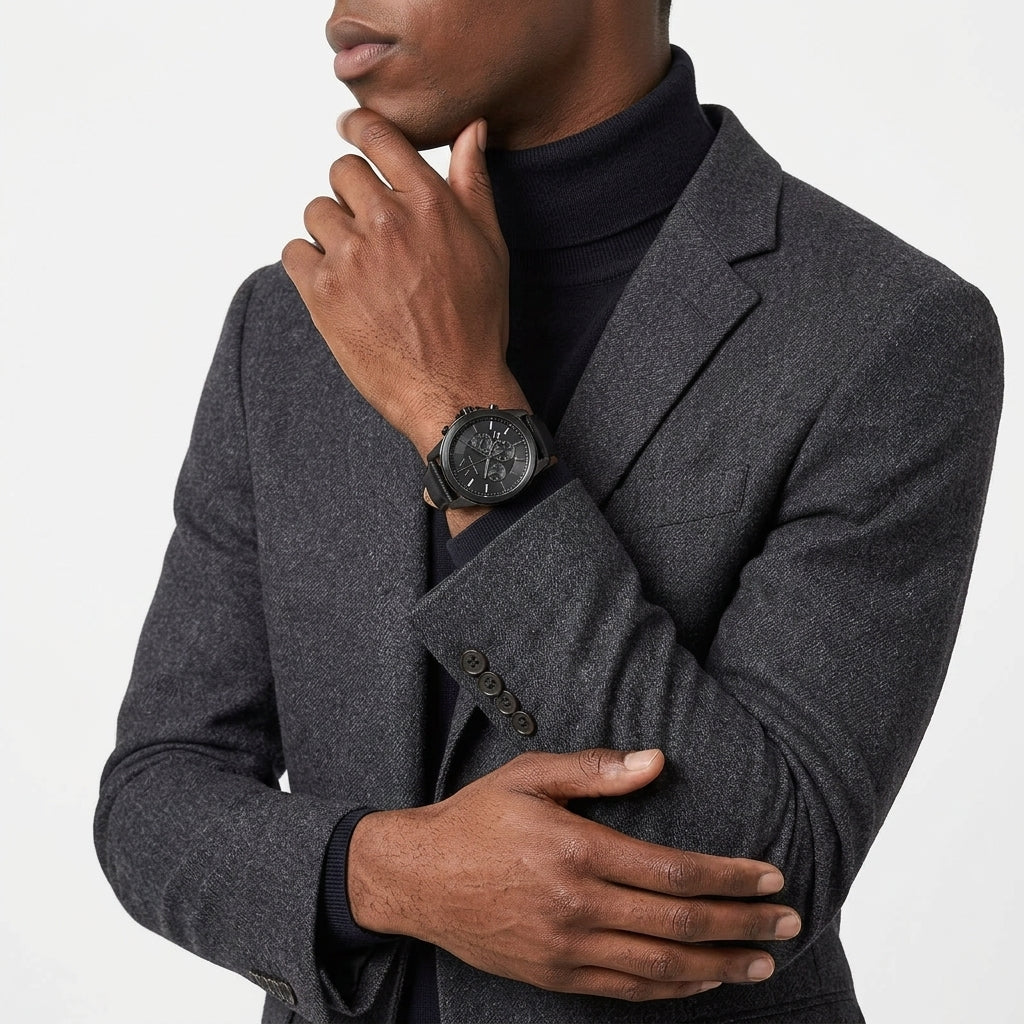 Armani Exchange Classic Chronograph Quartz Black Dial Men's Watch - AX1724
