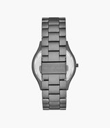 Michael Kors Slim Runway Three-Hand Gunmetal Stainless Steel Watch - MKO1044 mk01044 - Image 2
