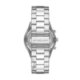 Michael Kors Slim Runway Chronograph Black Dial Silver Steel Strap Watch For Men - MK1056 mk1056 - Image 3