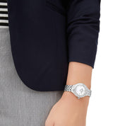 ساعة سواروفسكي فضية نسائية - 5242901