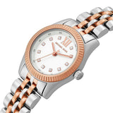 Michael Kors Lexington Three-Hand White Dial Two Tone Steel Strap Watch for Women - MK4817 mk4817 - Image 3