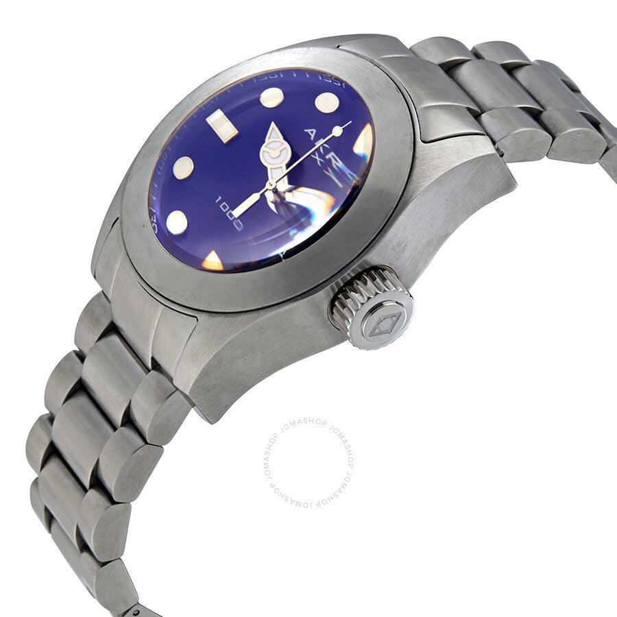 Akribos Xxiv Reloj de hombre de acero inoxidable con esfera azul AK730BU