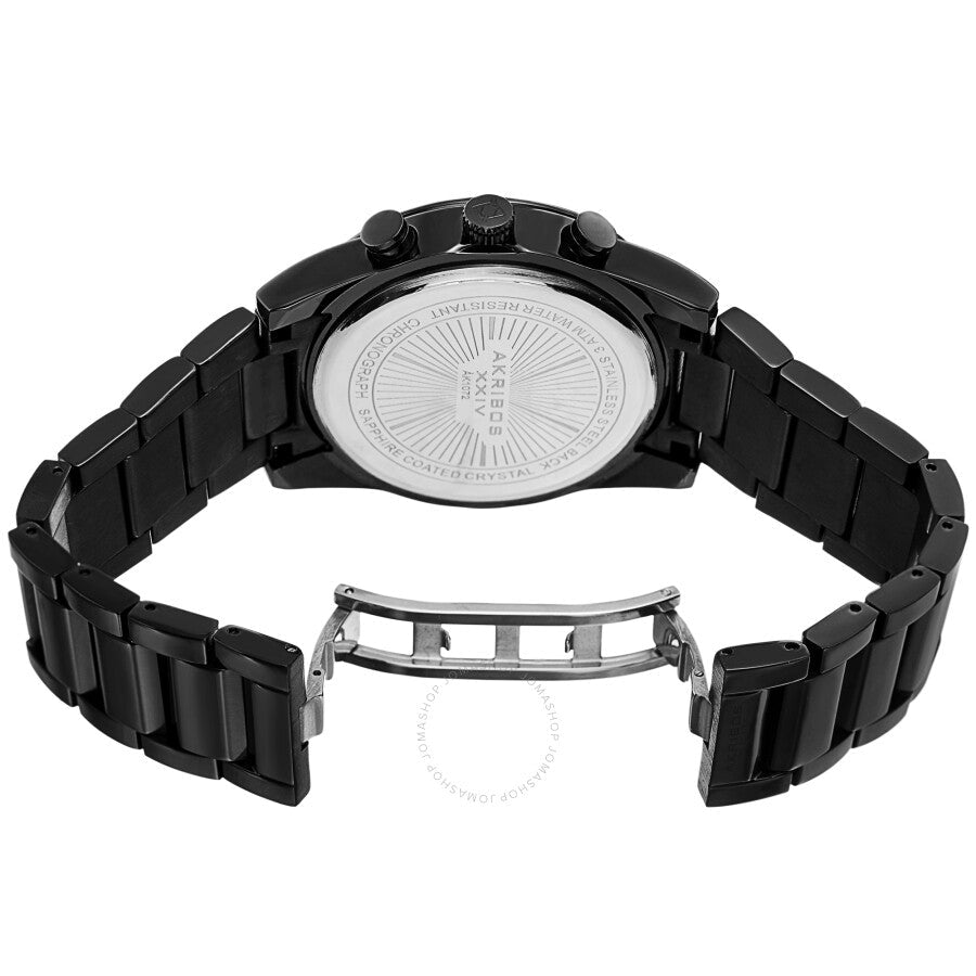 Akribos XXIV Chronograph Quartz Black Dial Men's Watch AK1072BK
