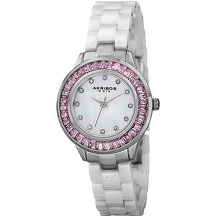 Akribos XXIV Mother of Pearl Dial Quartz Ladies Watch AK781WTP
