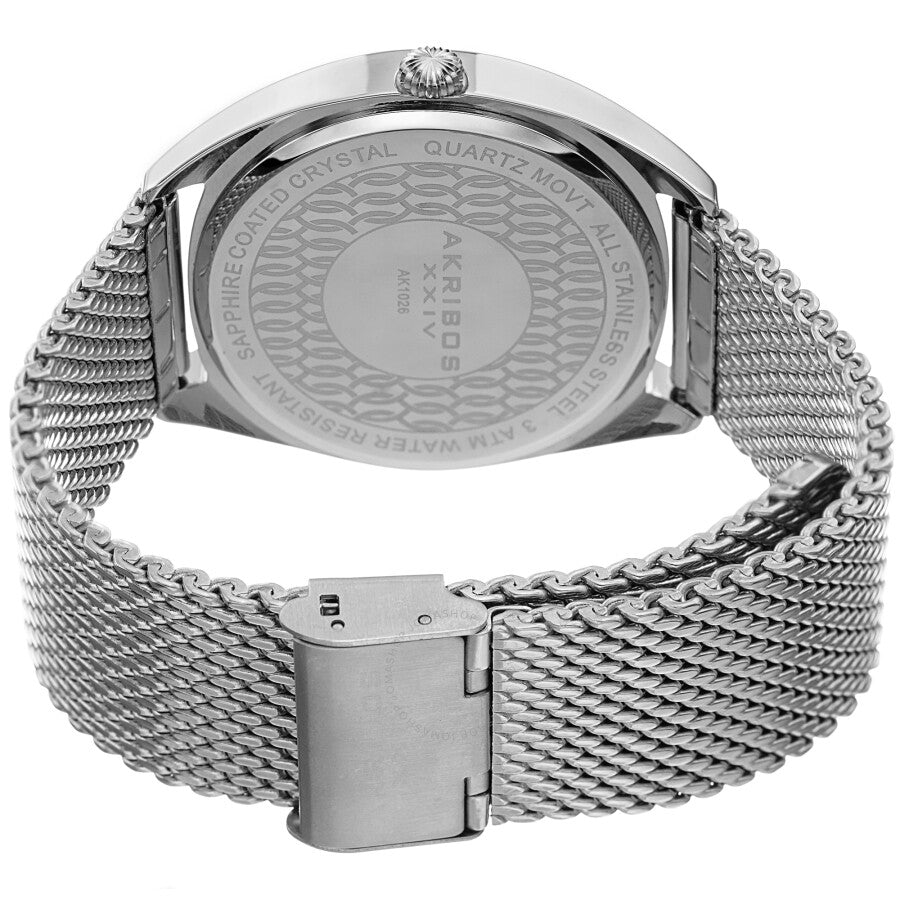 Reloj Akribos Xxiv de cuarzo con esfera azul para hombre AK1026BU