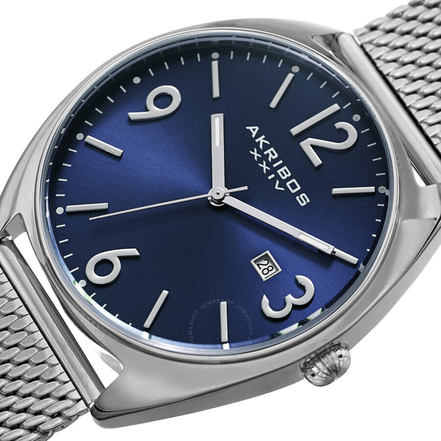 Reloj Akribos Xxiv de cuarzo con esfera azul para hombre AK1026BU