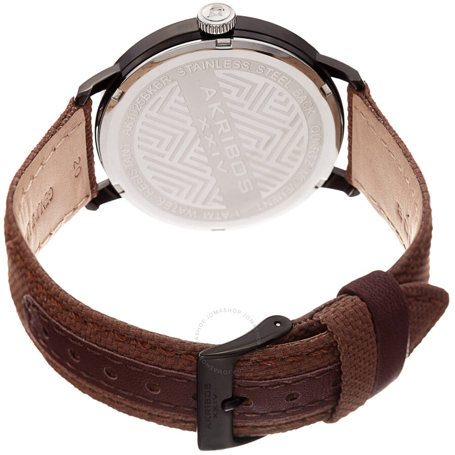 Akribos XXIV Quartz Brown Dial Men's Watch AK1025BKBR