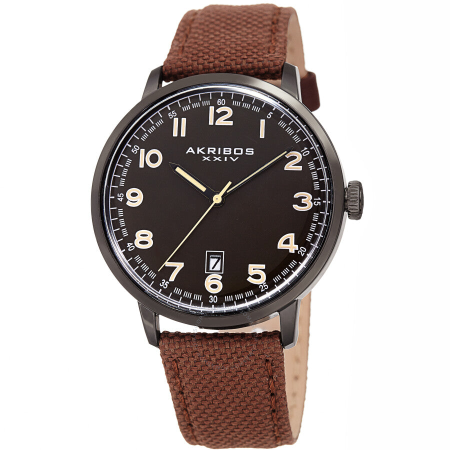 Akribos XXIV Quartz Brown Dial Men's Watch AK1025BKBR
