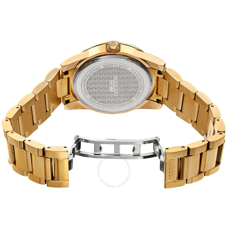 Akribos XXIV Quartz Grey Dial Men's Watch AK1056YGN