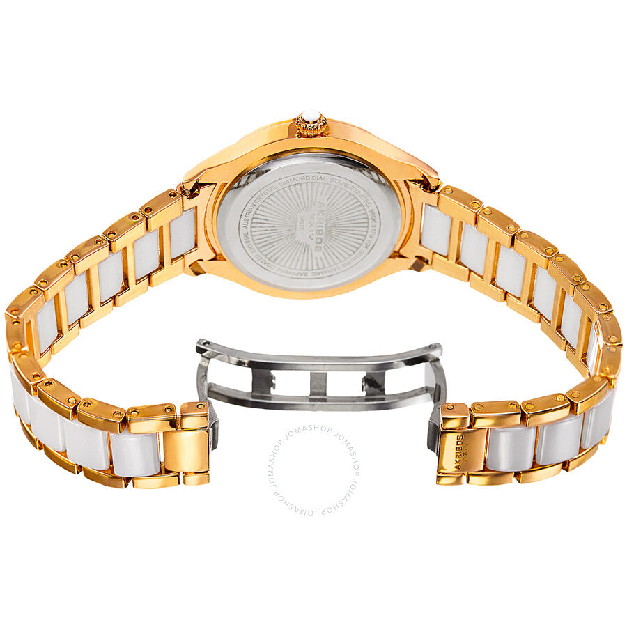 Akribos XXIV Quartz Mother of Pearl Dial Ladies Watch AK977YG