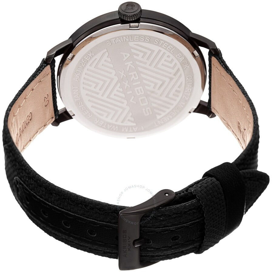 Akribos XXIV Quartz Silver Dial Men's Watch AK1025BK