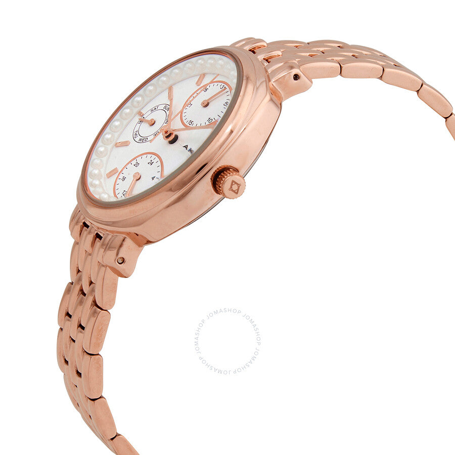 Akribos XXIV Quartz White Dial Ladies Watch AK1114RG