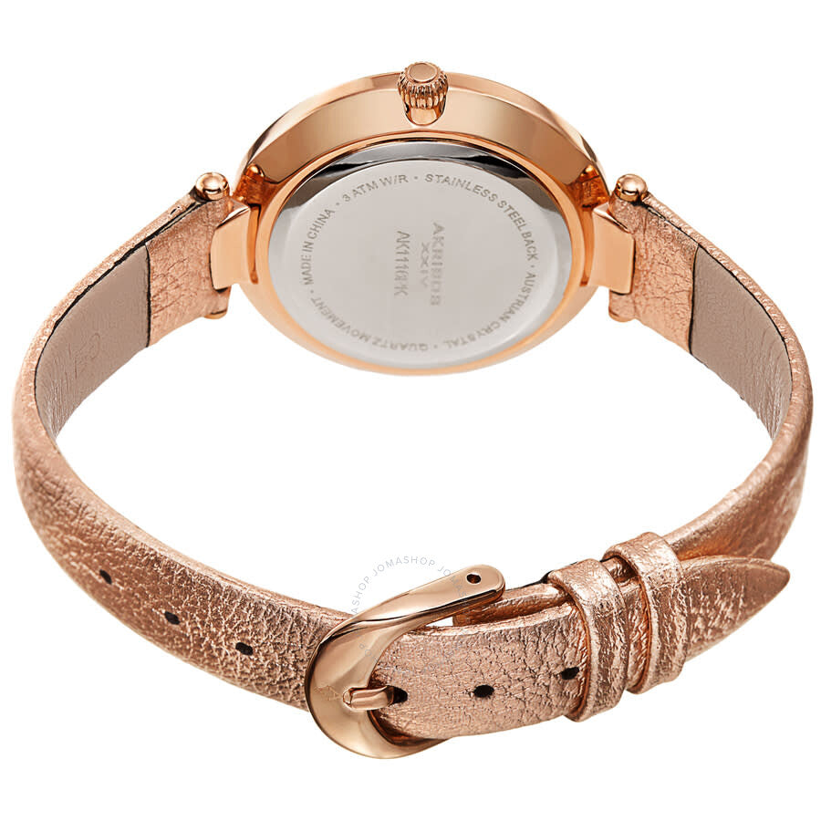 Akribos XXIV Quartz White Dial Ladies Watch AK1116PK