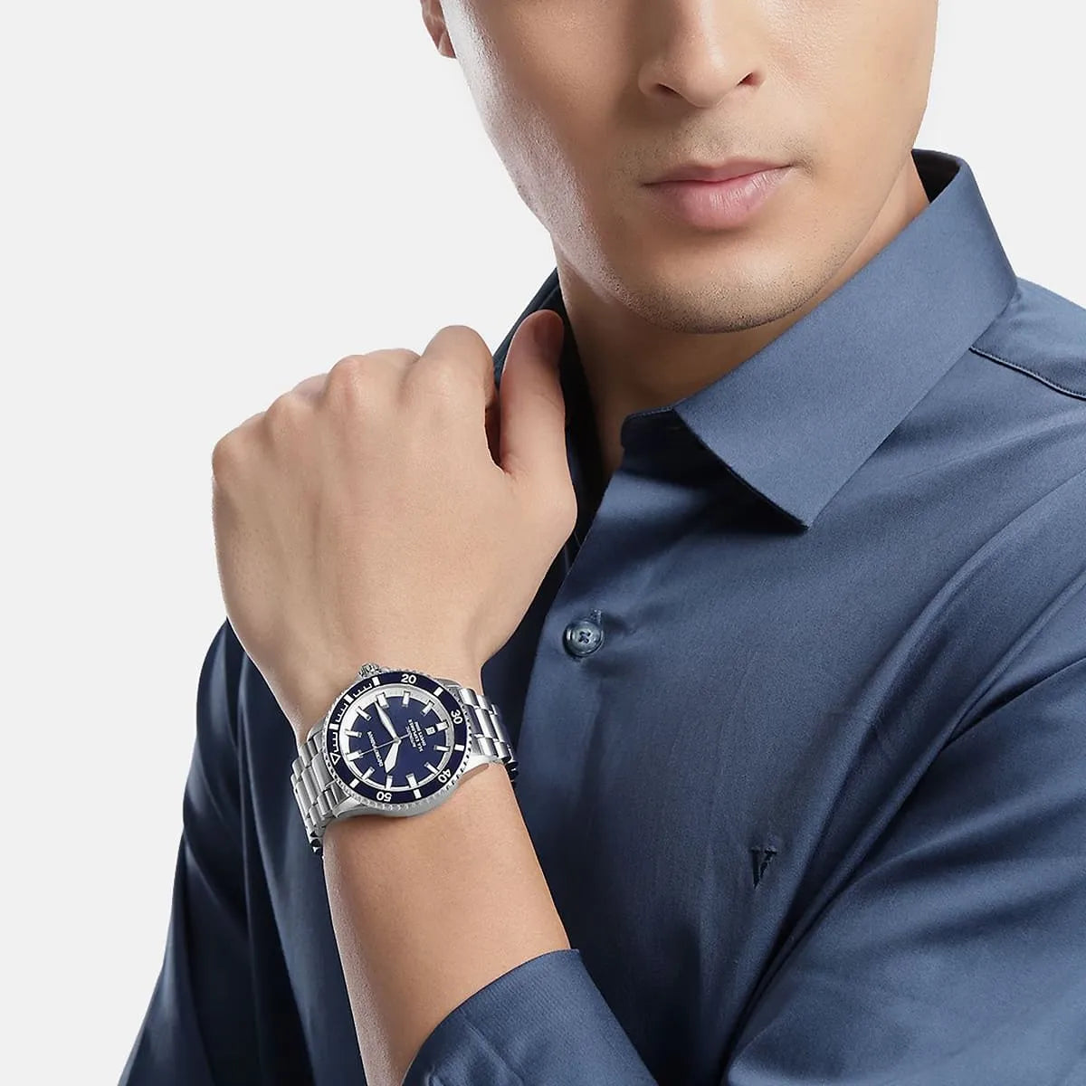 Emporio Armani Sea Explorer Automatic Stainless Steel Watch AR60087