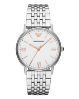 Emporio Armani Stainless White Dial Watch AR80014