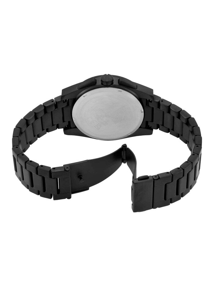 Armani Exchange AX1952 caseback with stainless steel bracelet attached