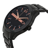 Armani Exchange Hampton Three-Hand Date Black Men's Watch - AX2150