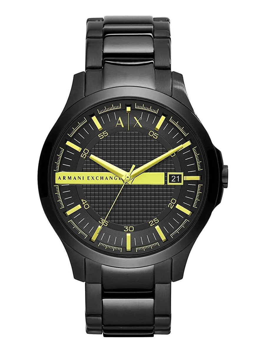 Armani Exchange Reloj de hombre de iones de metal negro AX2407