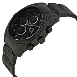 Armani Exchange Chronograph Black Dial Black Ion-plated Men's Watch - AX1605