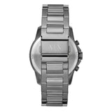ساعة أرماني إكستشينج بانكس كرونوغراف للرجال بلون معدني داكن - AX1731