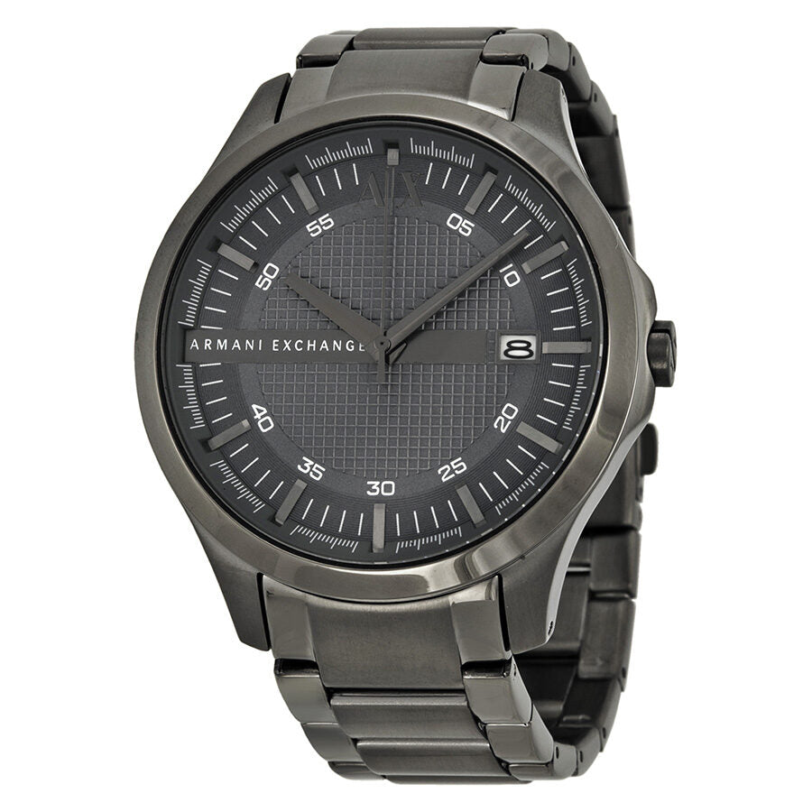 Armani Exchange Hampton Textured Dial All Grey Watch - AX2135