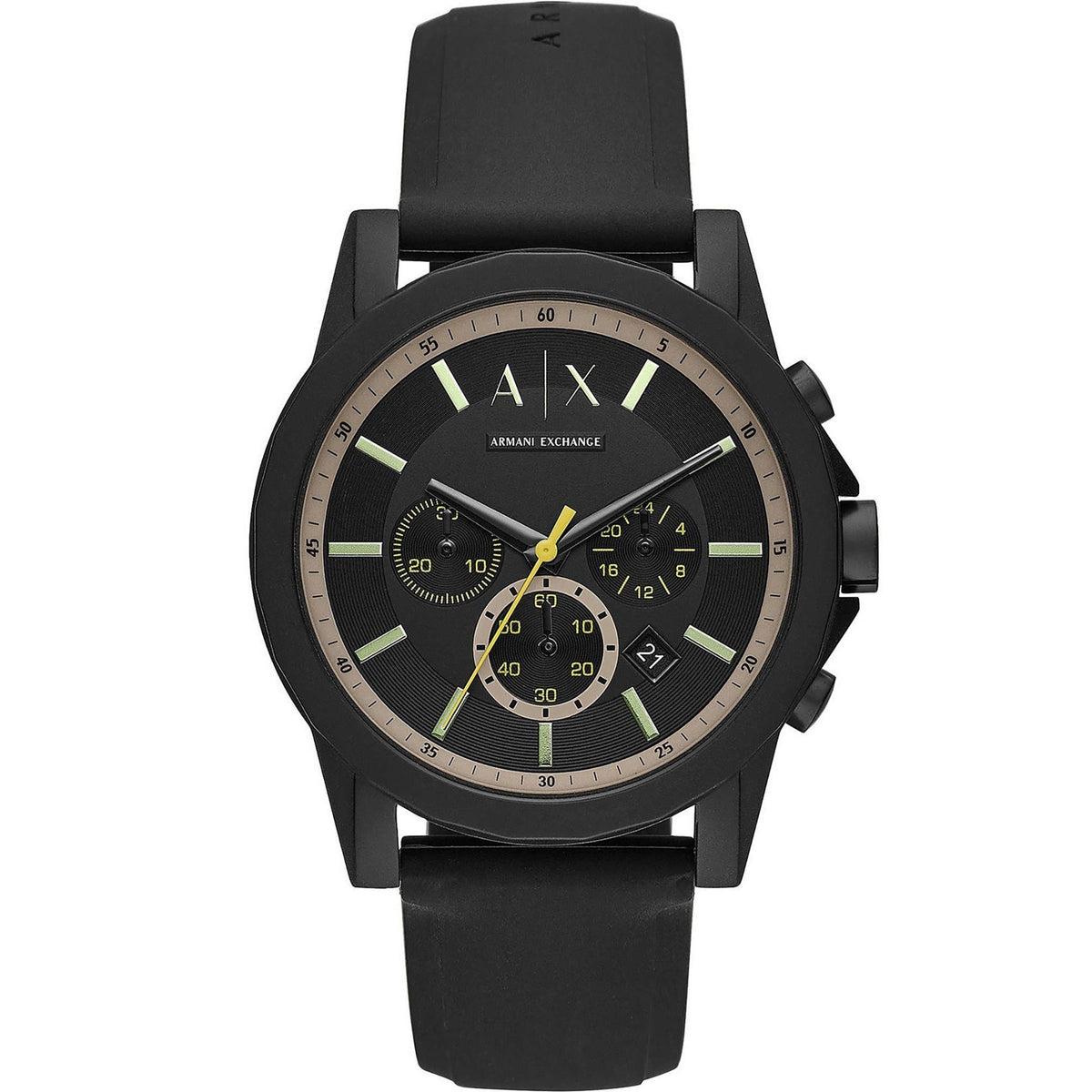 Armani Exchange Outer Banks Chronograph All Black Watch - AX1343