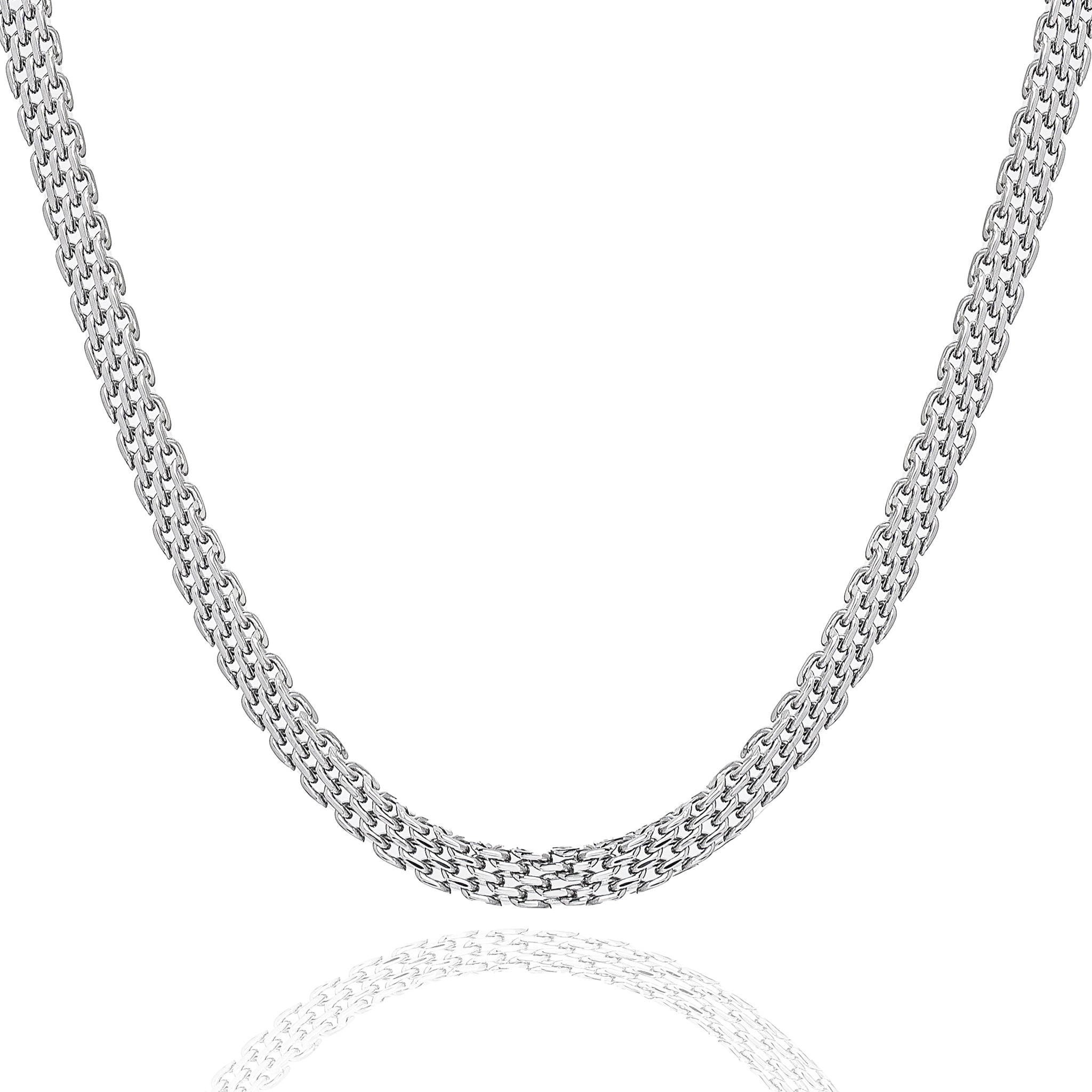 Big Daddy 6MM Silver Flat Herringbone Chain - Chain