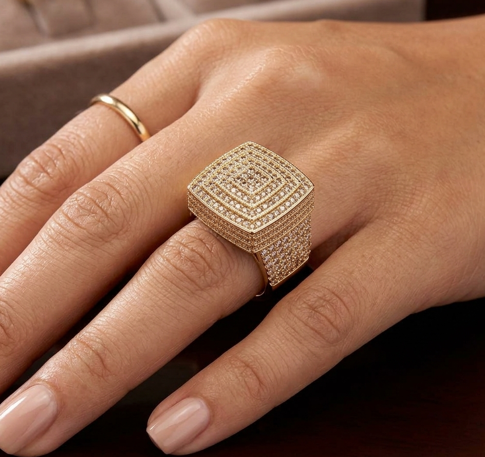 Big Daddy Imperial Iced Out Diamond Ring