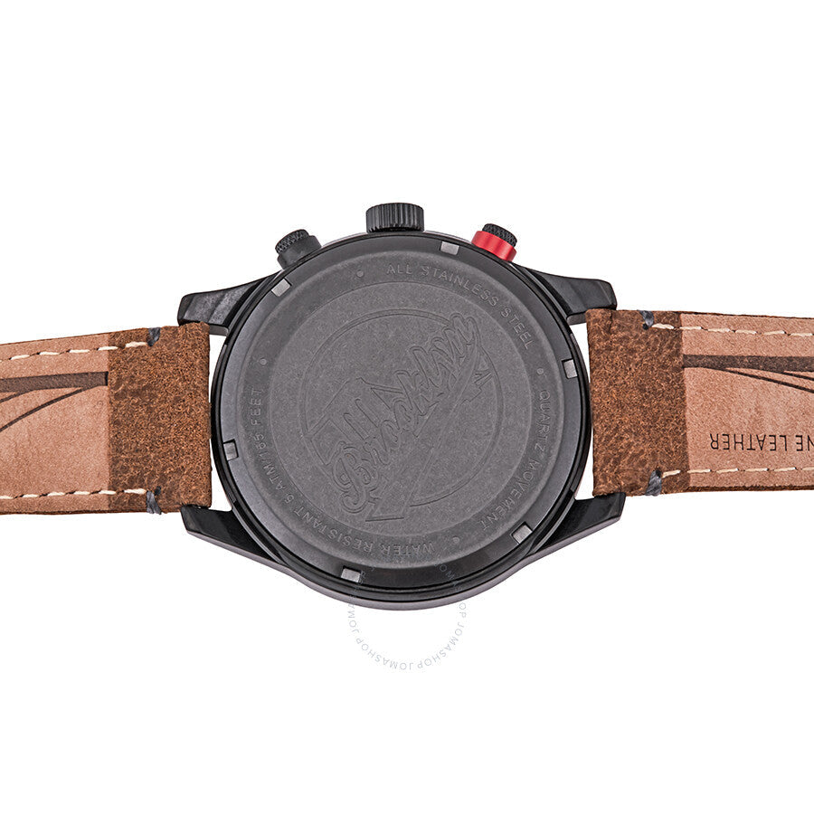 Brooklyn Watch Co. Stuyvesant Quartz Black Dial Men's Watch BW-8128-BQ-01-LBRW