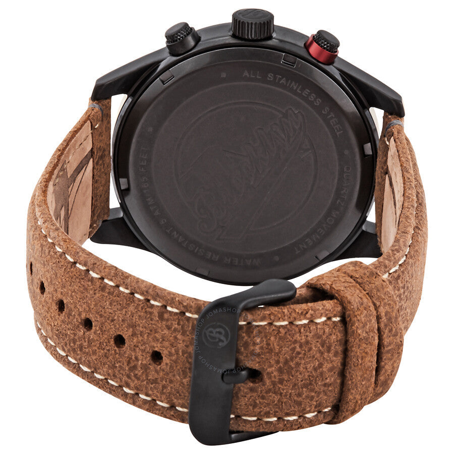 Brooklyn Watch Co. Stuyvesant Quartz Black Dial Men's Watch BW-8128-BQ-01-LBRW
