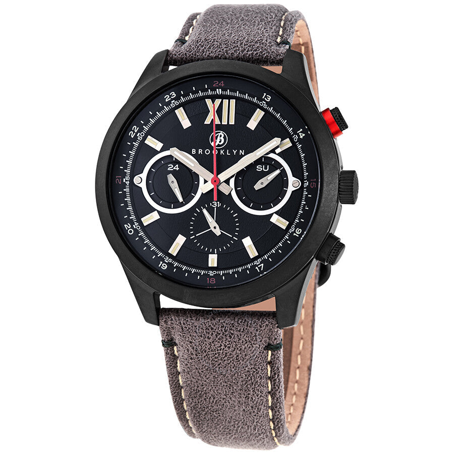 Brooklyn Watch Co. Stuyvesant Quartz Green Dial Men's Watch BW-8128-GQ-08-GRY