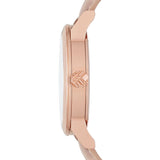 Burberry BU9131 Reloj para mujer con correa de cuero rosa de 34 mm
