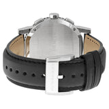 Burberry Black Dial Chronograph Black Leather Men's Watch BU9382