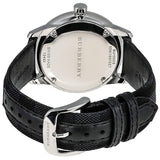 Burberry Check Stamped Leather Strap Men's Watch BU10008