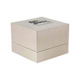 ساعة بربري كلاسيكية دائرية للرجال، مينا بيج، سوار جلد أسود، موديل BU10000