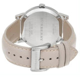 Reloj Burberry para hombre con correa de piel marrón a cuadros grandes BU9010