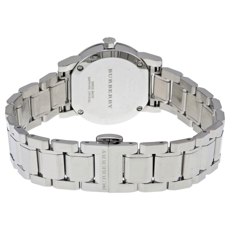 Burberry New Classic Silver Dial Acero inoxidable Ladies Watch BU9230