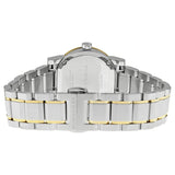 Burberry Silver Dial Bicolor Acero inoxidable Ladies Watch BU9217