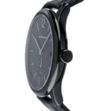 Burberry Swiss Black Leather Strap Black Dial Reloj para hombre BU10003
