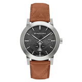Burberry The City Brown Leather Strap Men's Watch BU9905
