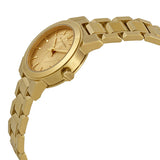 Burberry The City Champagne Dial Dorado Reloj para mujer BU9227