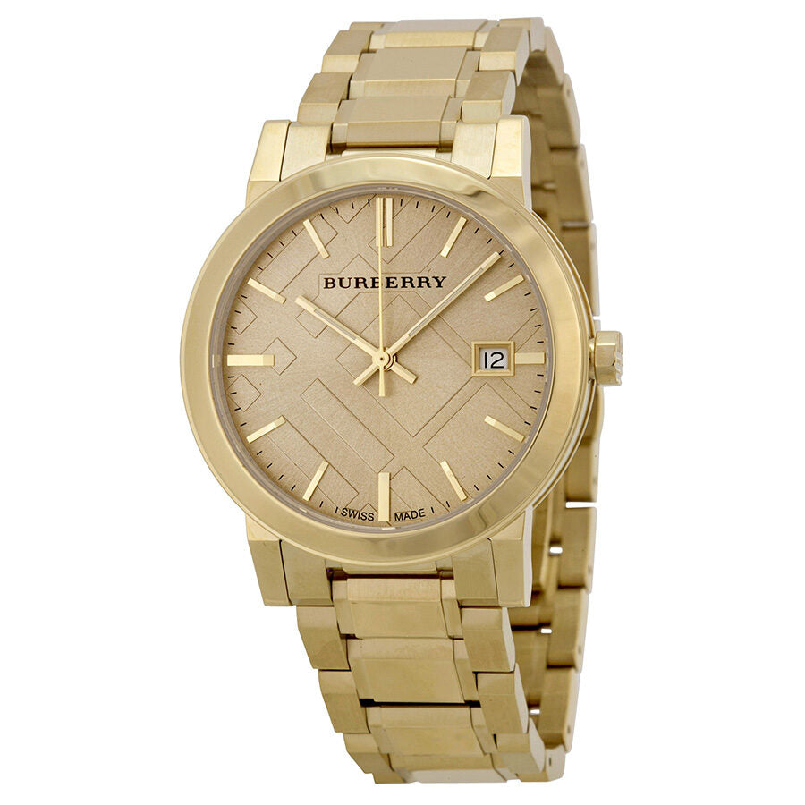 Burberry The City Champagne Dial Dorado UnisexReloj BU9033