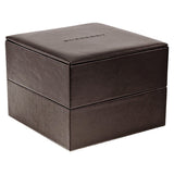 ساعة بربري للجنسين، مينا بنقشة مربعات بيضاء، مطلية بالذهب الوردي، موديل BU9004