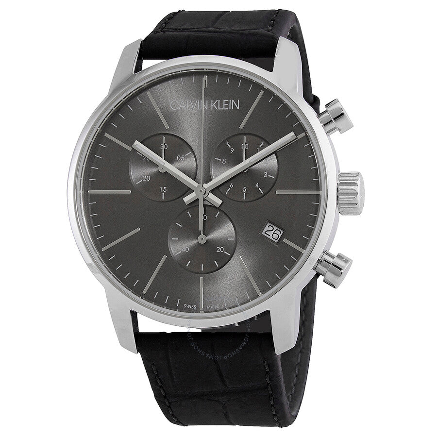Calvin Klein City Chronograph Quartz Black Dial Men's Watch K2G271C3 - The Watches Men & Co